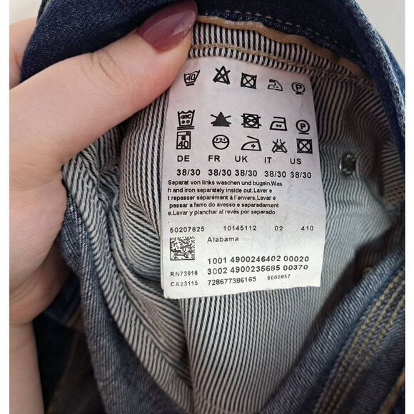 Boss Hugo Boss Alabama Men's Blue Denim Jeans size 38 x 30 - Picture 9 of 11